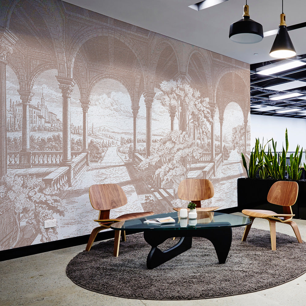 Carta da parati Loggia bucolica - hotel, ufficio Carta da parati Loggia bucolica - hotel, ufficio