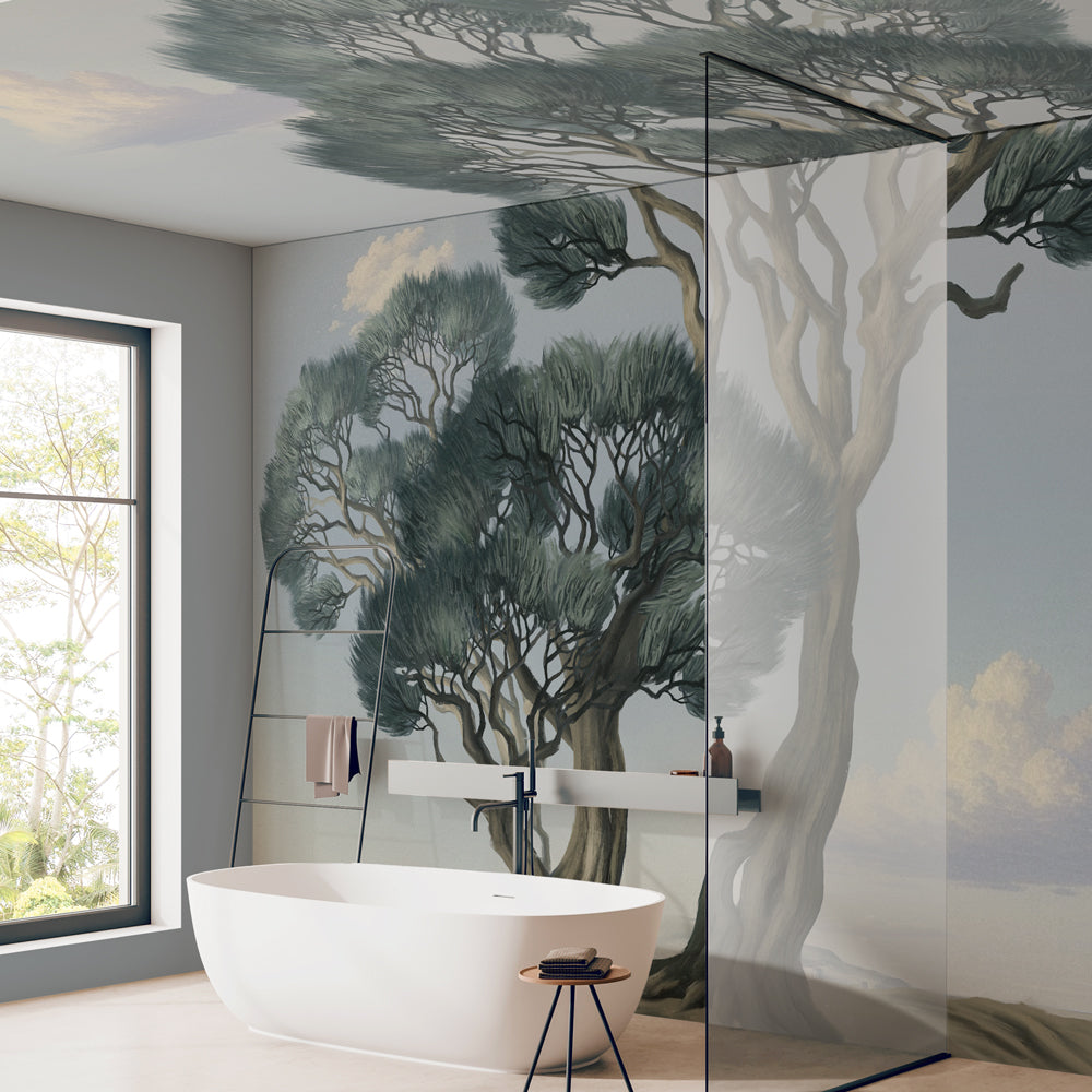 Carta da parati Custodi del tempo - box doccia Carta da parati Custodi del tempo - box doccia