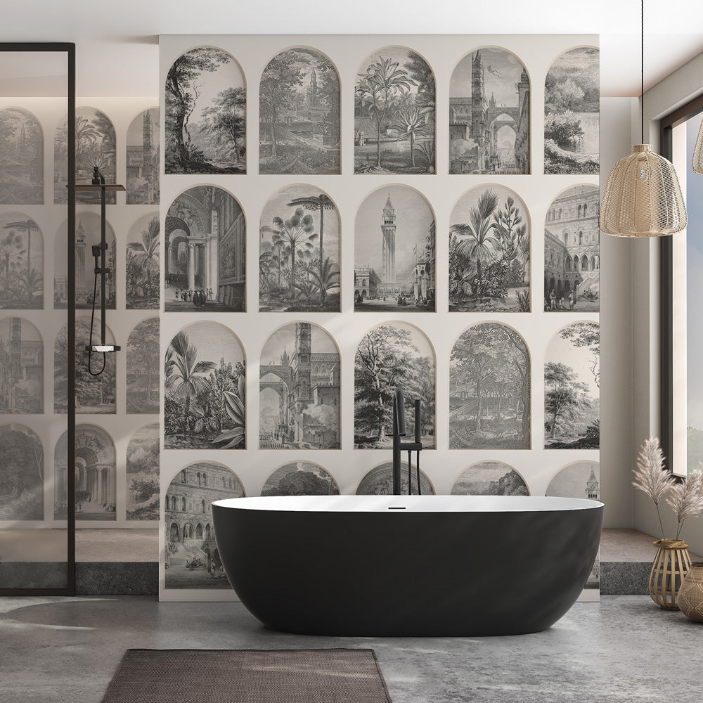 Carta da parati Pinacoteca - box doccia Carta da parati Pinacoteca - box doccia