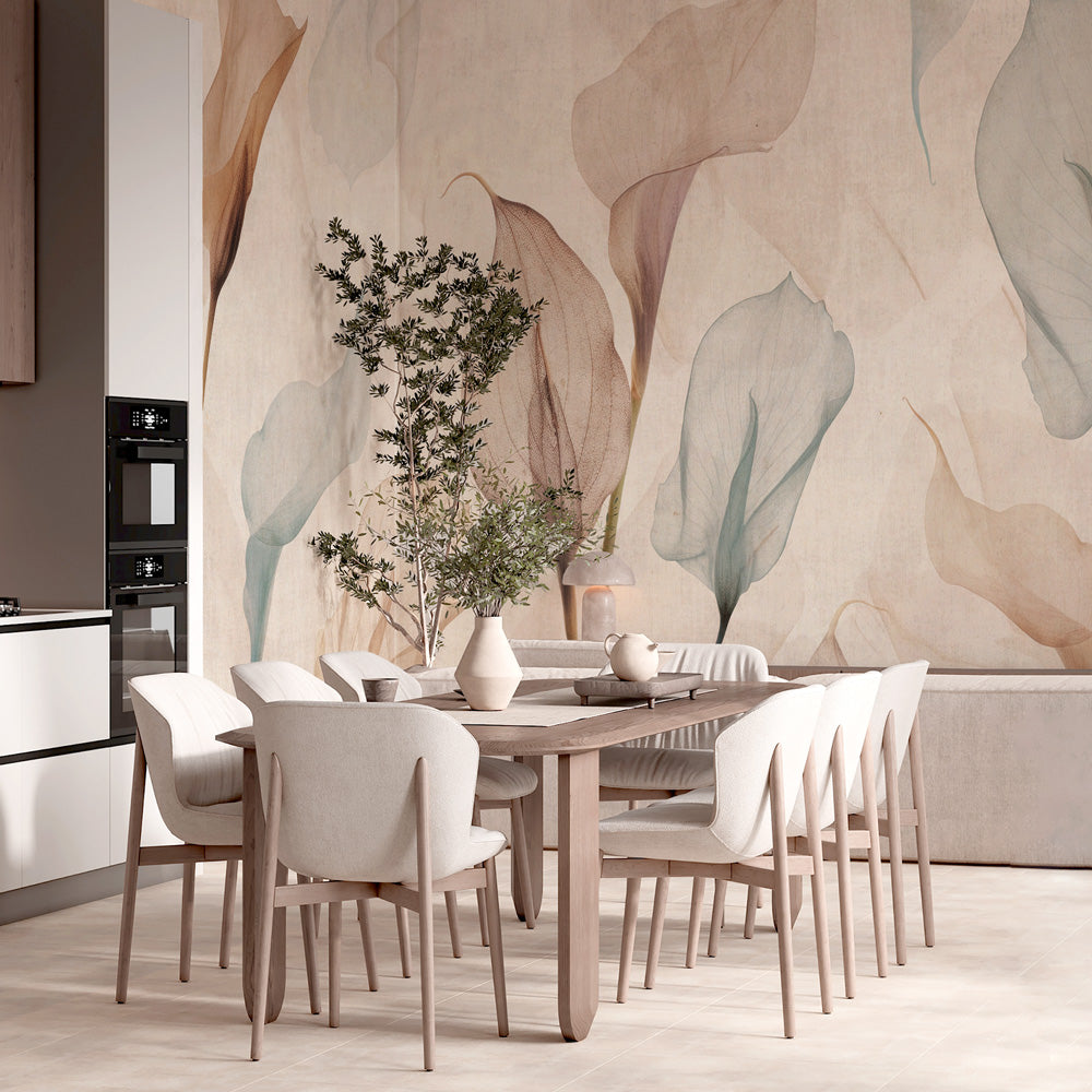 Carta da parati Calle danzanti - cucina, sala da pranzo Carta da parati Calle danzanti - cucina, sala da pranzo