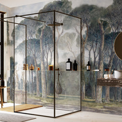 Carta da parati Gianicolo - box doccia Carta da parati Gianicolo - box doccia