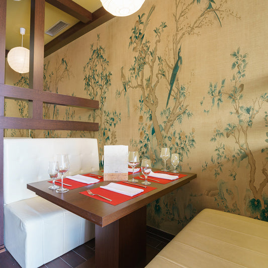 Carta da parati boschetto d'Oriente - locali pubblici