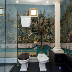 Carta da parati Affresco bucolico - bagno Carta da parati Affresco bucolico - bagno