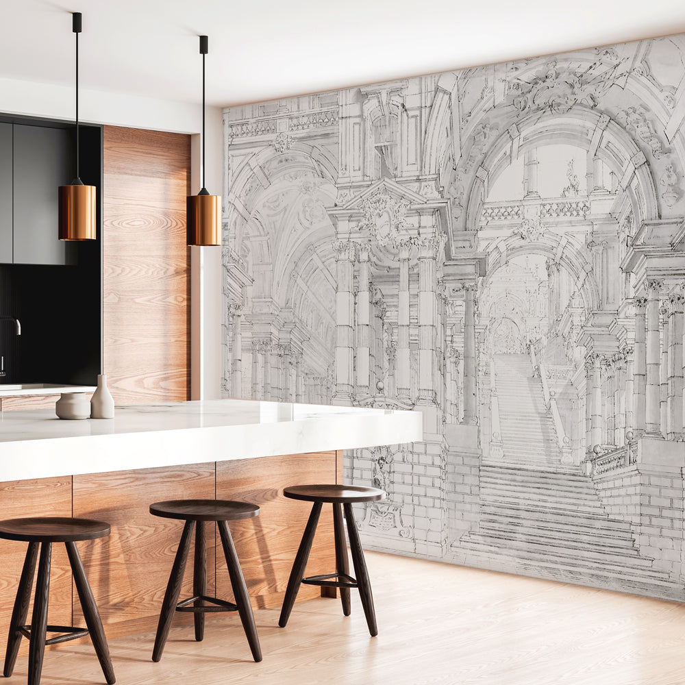 Carta da parati Sogno architettonico - cucina Carta da parati Sogno architettonico - cucina