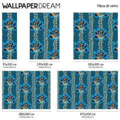 Carta da parati Floreale Pop Carta da parati Floreale Pop