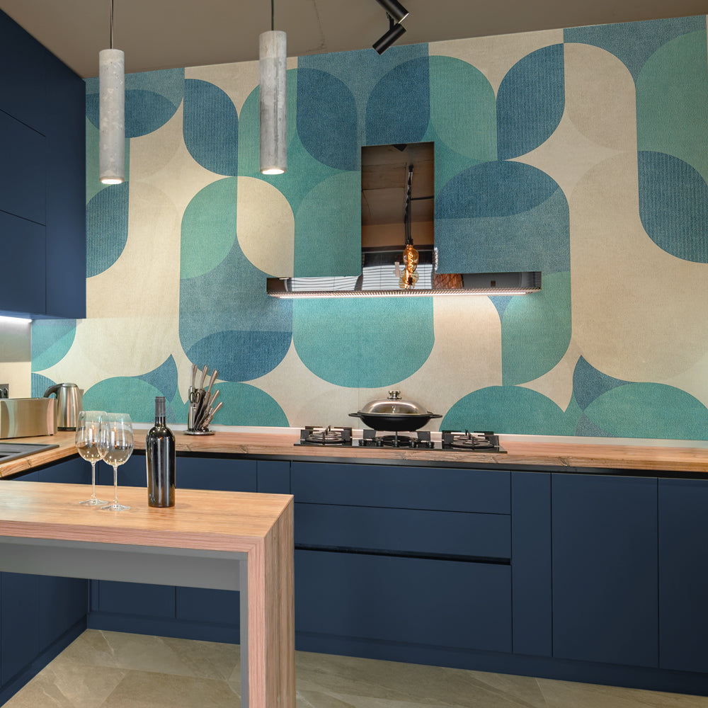Carta da parati Anni 70 - cucina Carta da parati Anni 70 - cucina