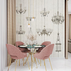 Carta da parati Luci fatate - sala da pranzo, cucina Carta da parati Luci fatate - sala da pranzo, cucina