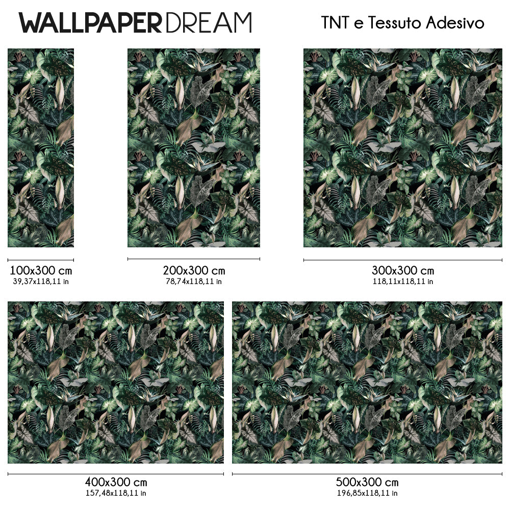 Carta da parati Flora Selvaggia dimensioni TNT Carta da parati Flora Selvaggia dimensioni TNT