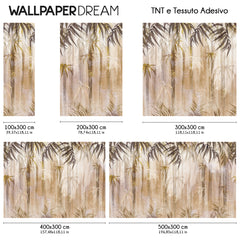 Carta da parati Vintage Bamboo Oasis dimensione TNT Carta da parati Vintage Bamboo Oasis dimensione TNT