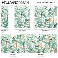 Carta da parati Tropical mint - dimensioni TNT Carta da parati Tropical mint - dimensioni TNT