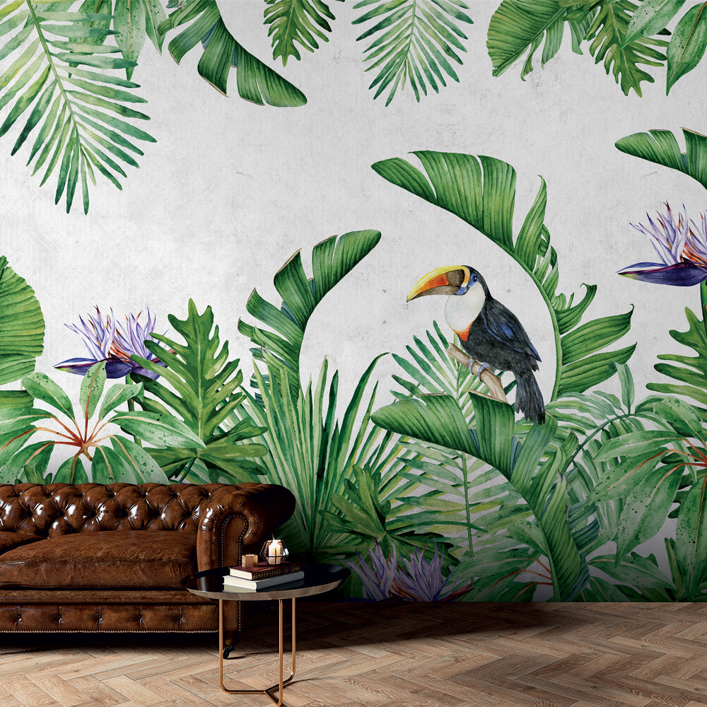 Carta da parati Tucano - soggiorno Carta da parati Tucano - soggiorno