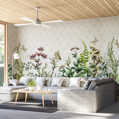 Carta da parati Giardino dell'eden - soggiorno Carta da parati Giardino dell'eden - soggiorno