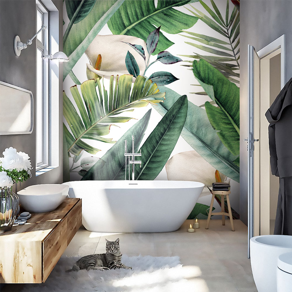 Carta da parati Giardino di calle - bagno 2 Carta da parati Giardino di calle - bagno 2