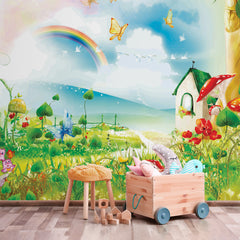 Carta da parati Il Paese delle fiabe per bambini 2 Carta da parati Il Paese delle fiabe per bambini 2