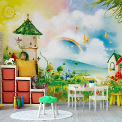 Carta da parati Il Paese delle fiabe - per bambini Carta da parati Il Paese delle fiabe - per bambini
