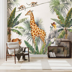 Carta da parati Safari per bambini 2 Carta da parati Safari per bambini 2