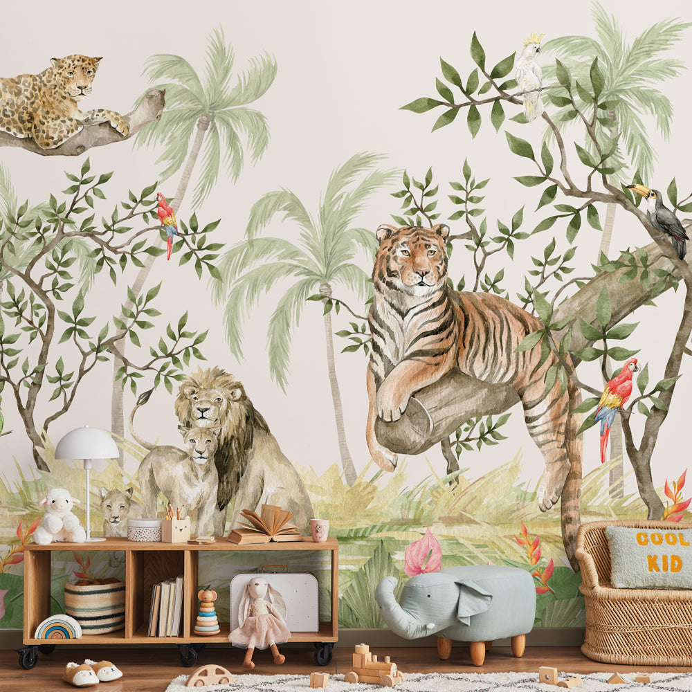 Carta da parati Felini - per bambini Carta da parati Felini - per bambini