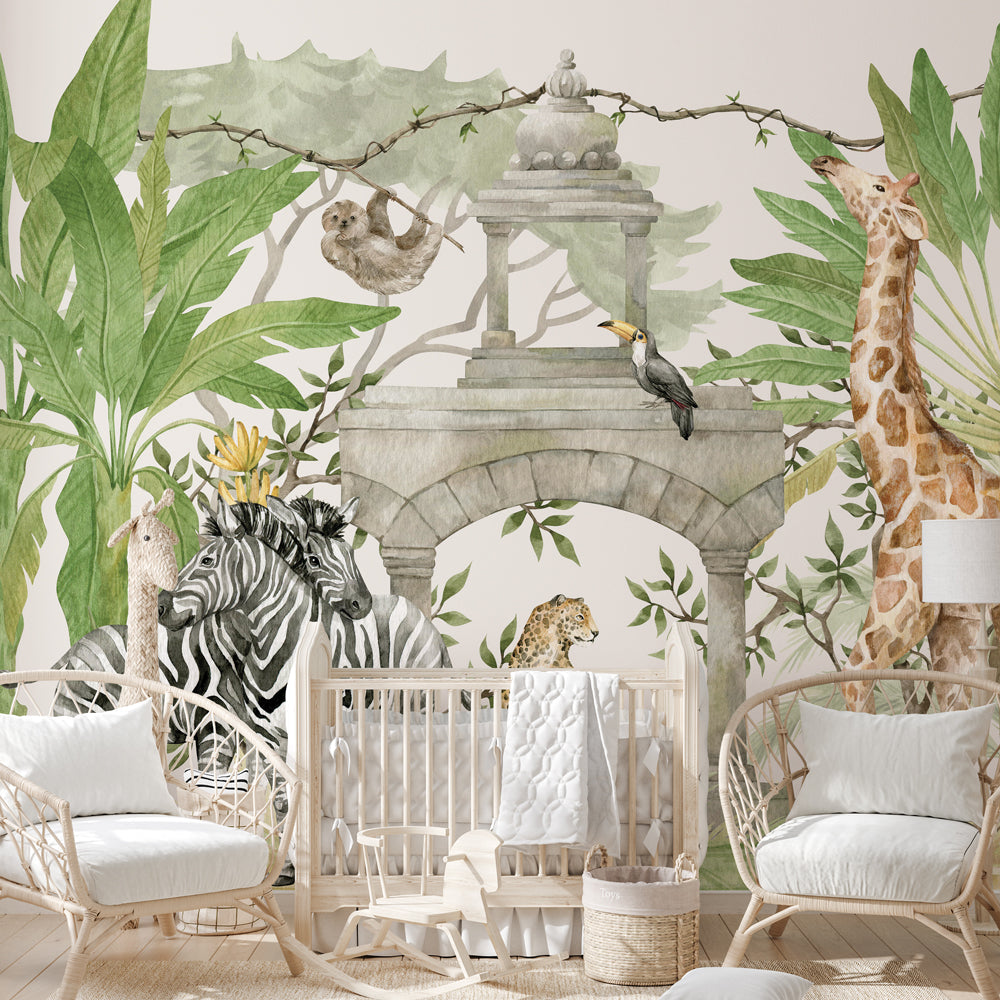 Carta da parati Tempio degli animali per bambini 2 Carta da parati Tempio degli animali per bambini 2