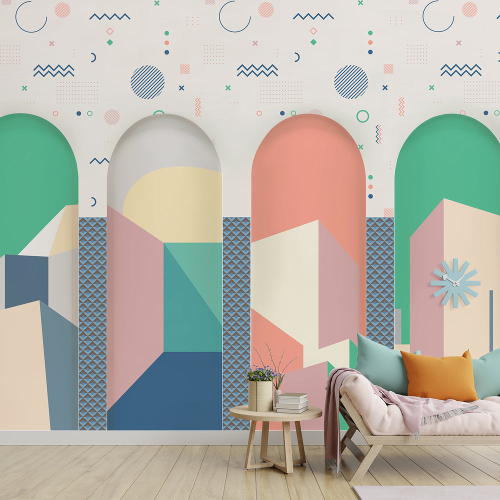 Carta da parati Archi soggiorno 2 Carta da parati Archi soggiorno 2