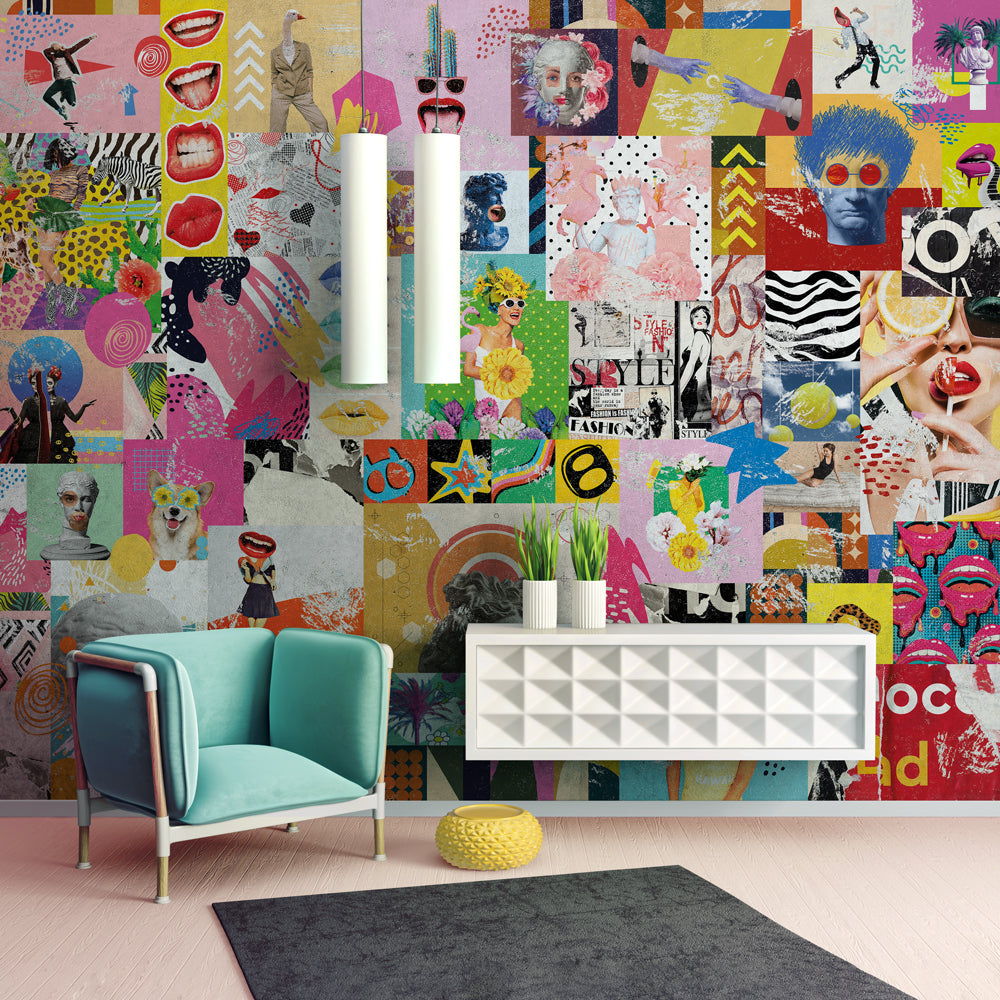 Carta da parati Glamour poster - soggiornoa Carta da parati Glamour poster - soggiornoa