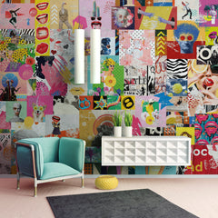 Carta da parati Glamour poster - soggiornoa Carta da parati Glamour poster - soggiornoa