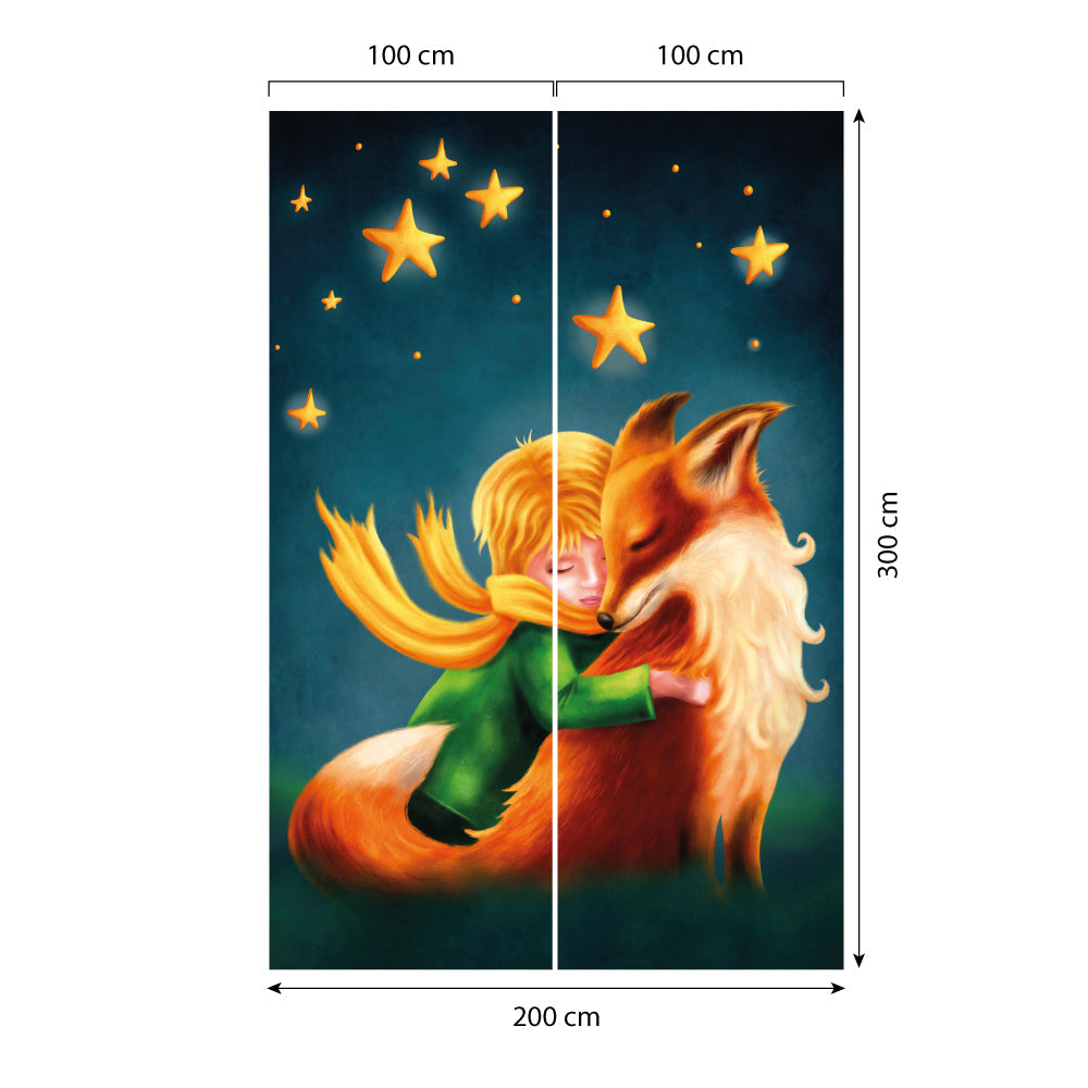 Carta da parati Il Principe e la volpe dimensioni TNT 2 Carta da parati Il Principe e la volpe dimensioni TNT 2