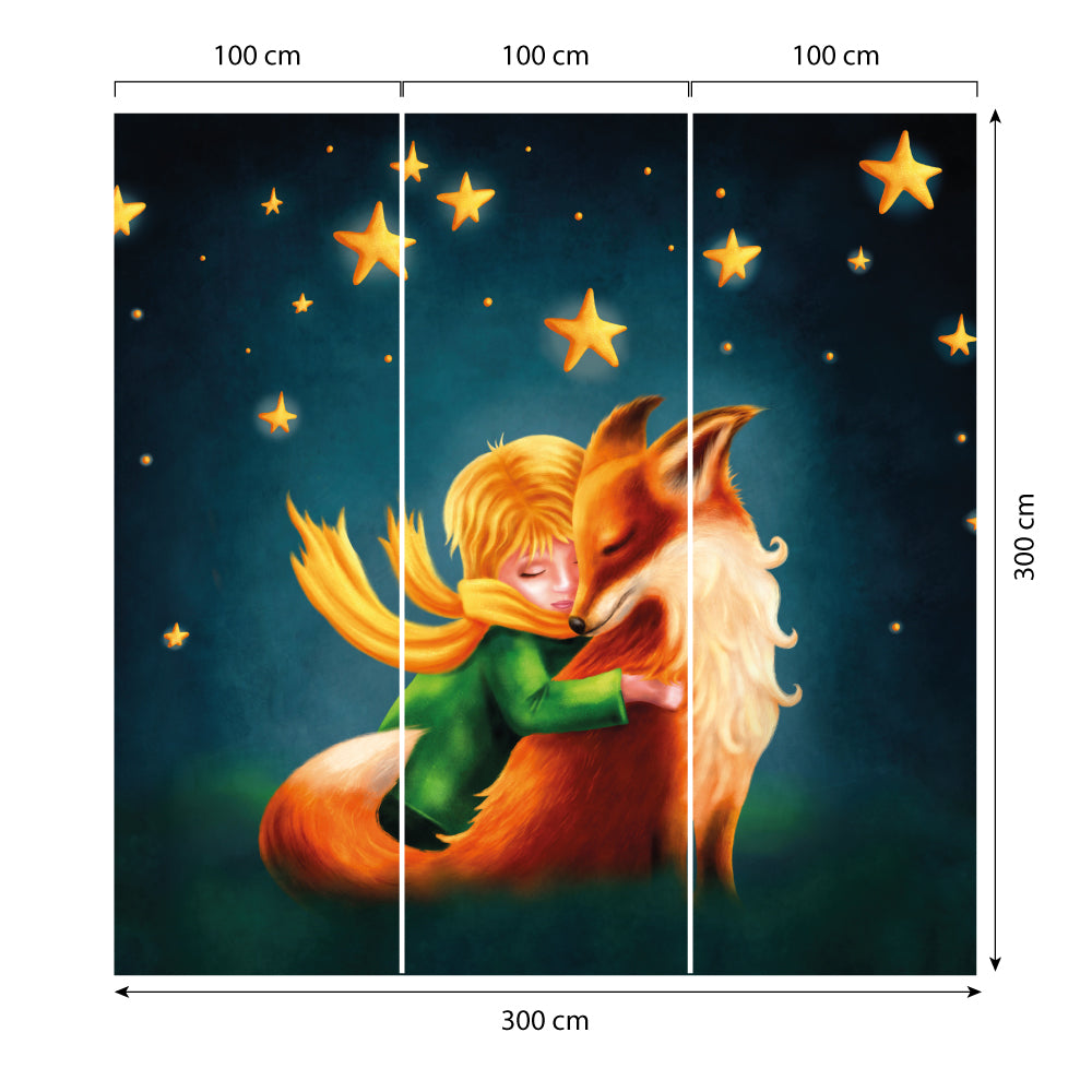 Carta da parati Il Principe e la volpe dimensioni TNT 3 Carta da parati Il Principe e la volpe dimensioni TNT 3