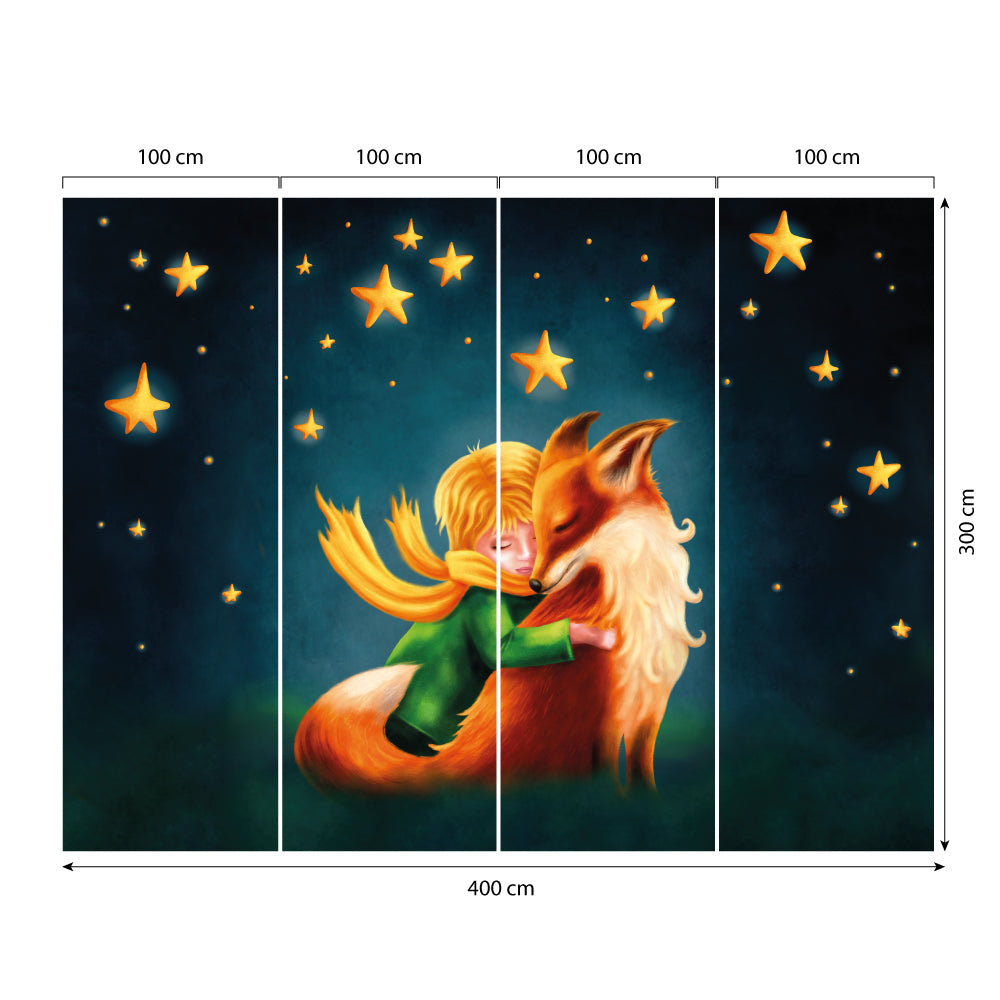 Carta da parati Il Principe e la volpe dimensioni TNT 4 Carta da parati Il Principe e la volpe dimensioni TNT 4