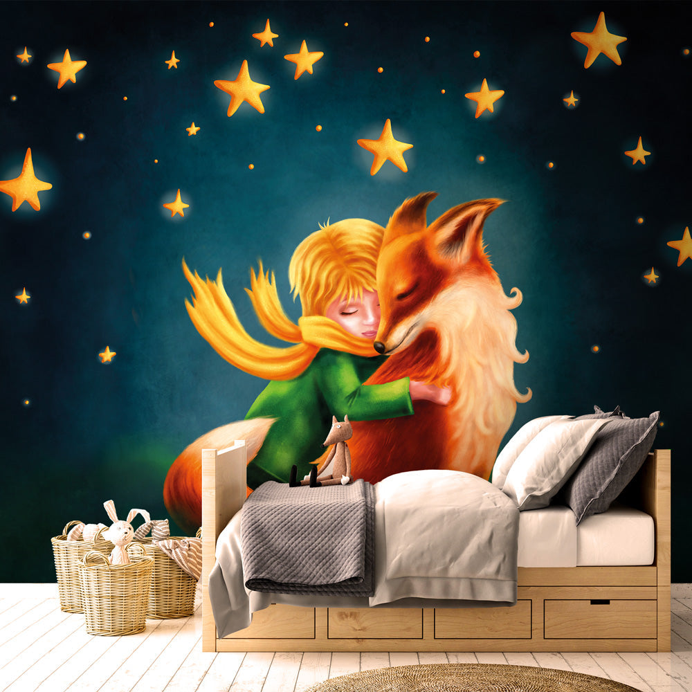 Carta da parati Il Principe e la volpe per bambini 2 Carta da parati Il Principe e la volpe per bambini 2