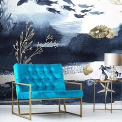 Carta da parati Zaffiro soggiorno 2 Carta da parati Zaffiro soggiorno 2