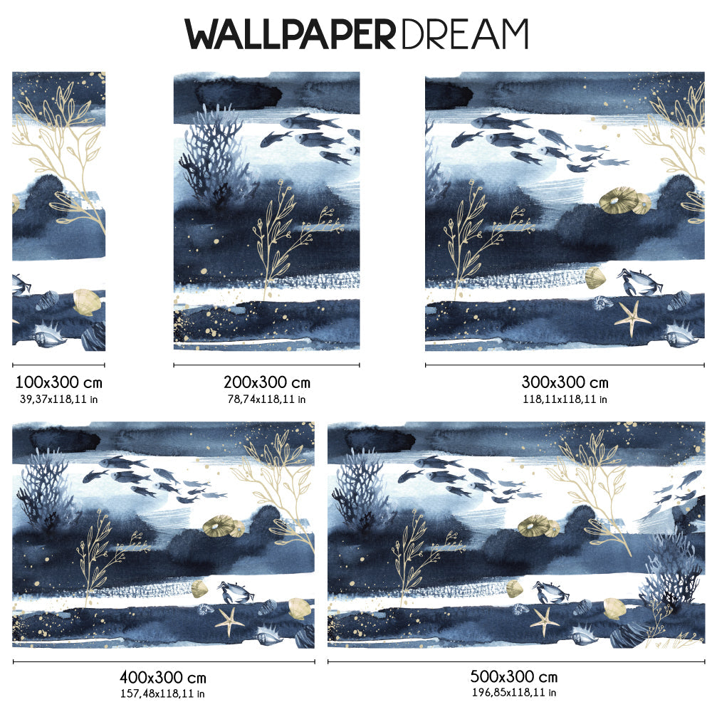 Carta da parati Zaffiro - dimensioni TNT Carta da parati Zaffiro - dimensioni TNT