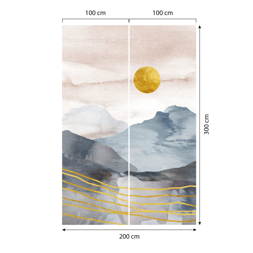 Carta da parati Sol levante dimensioni TNT 2 Carta da parati Sol levante dimensioni TNT 2