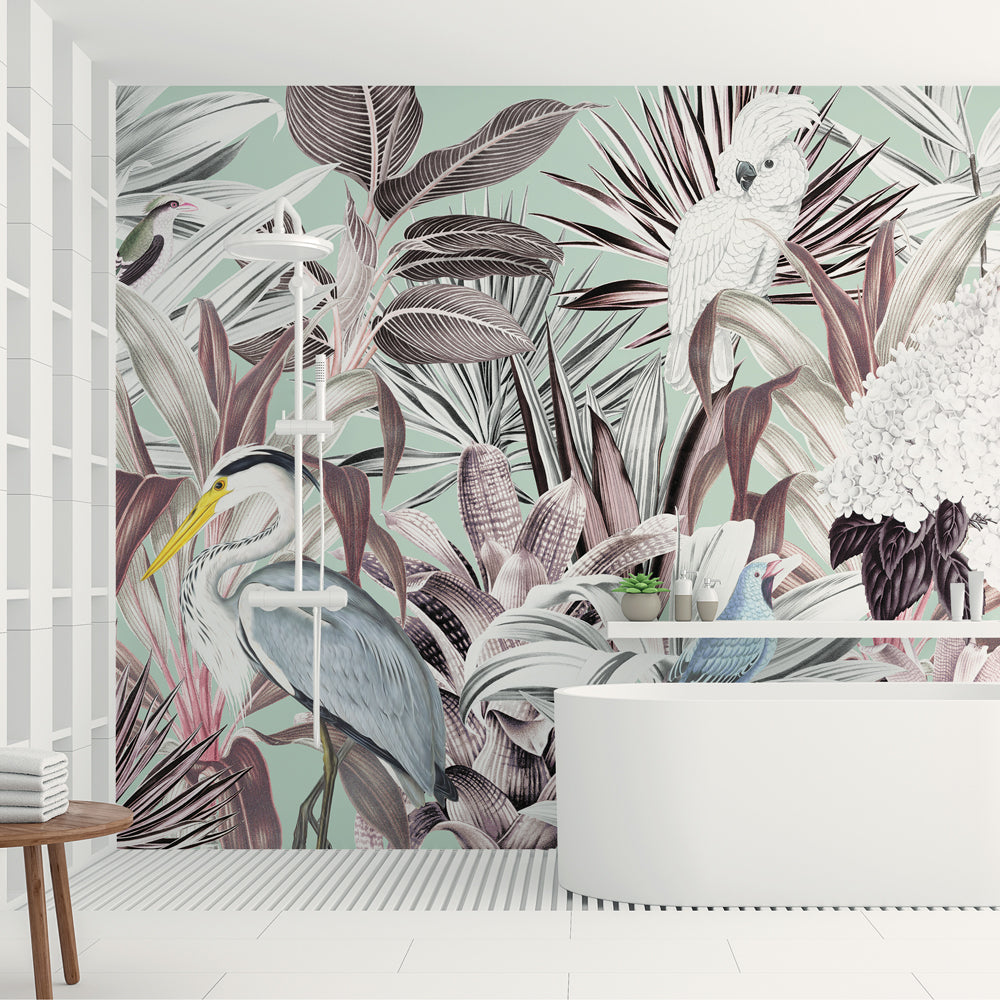 Carta da parati Cinera - bagno Carta da parati Cinera - bagno