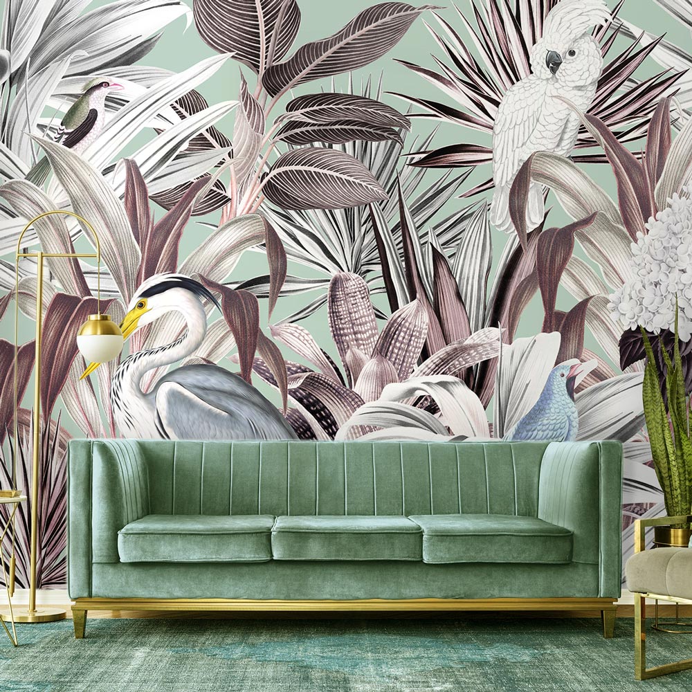 Carta da parati Cinera - soggiorno Carta da parati Cinera - soggiorno