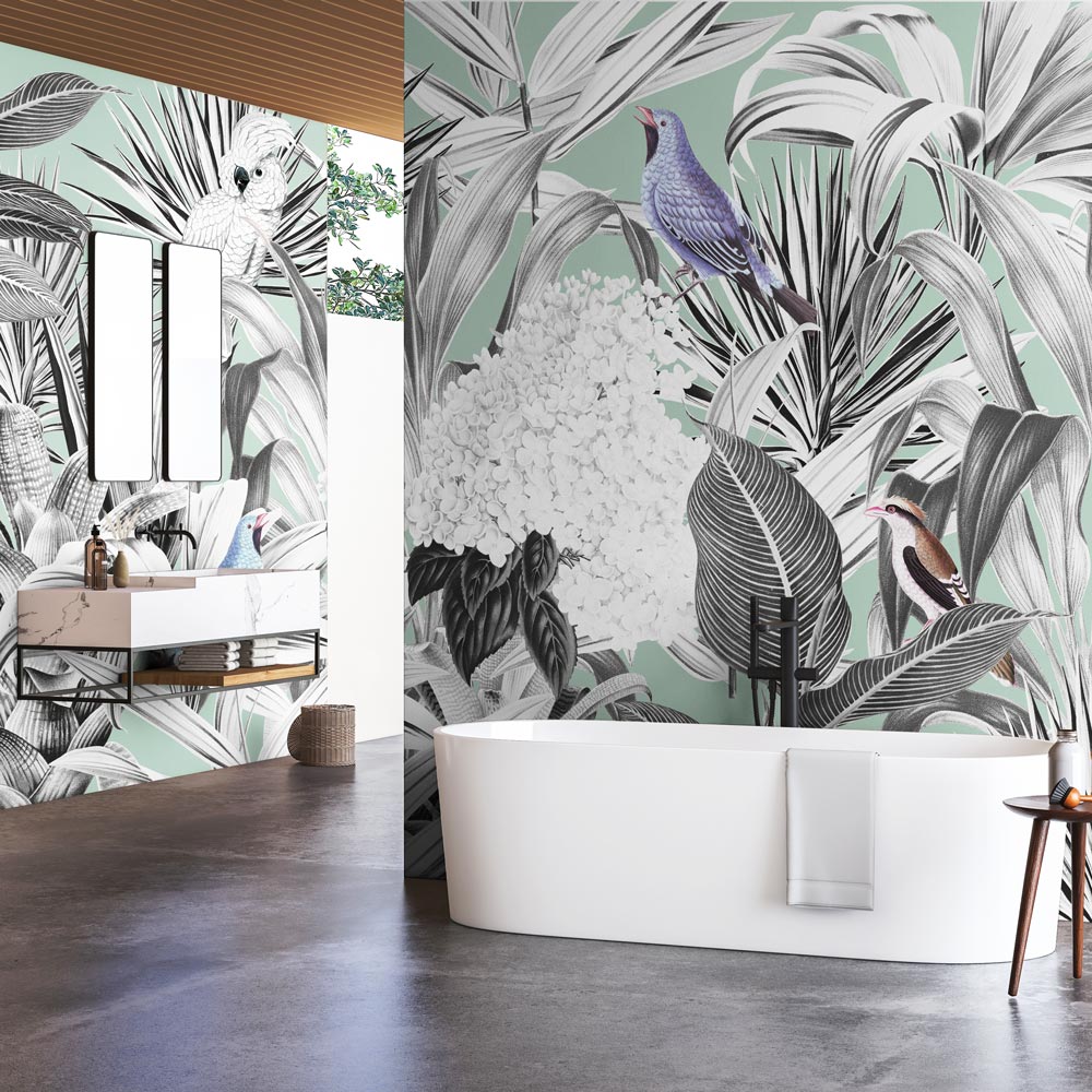 Carta da parati Cinera bagno 2 Carta da parati Cinera bagno 2