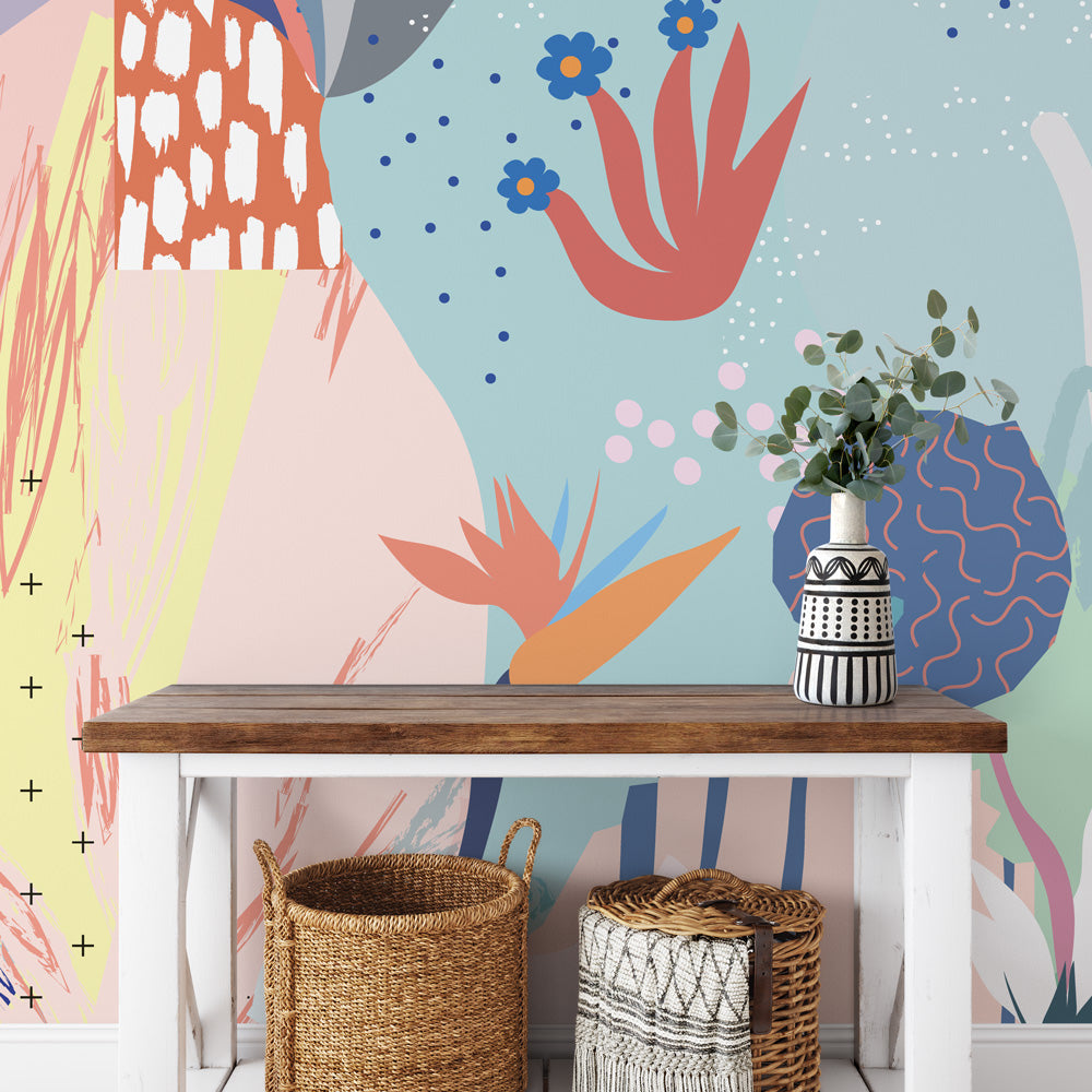 Carta da parati Live in joy soggiorno 2 Carta da parati Live in joy soggiorno 2