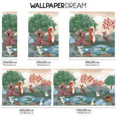 Carta da parati Foresta incantata dimensioni Carta da parati Foresta incantata dimensioni