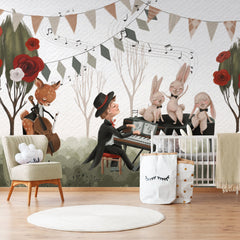 Carta da parati Concertino - per bambinia Carta da parati Concertino - per bambinia