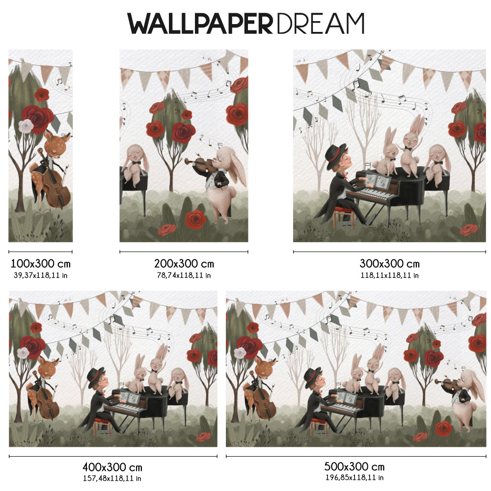 Carta da parati Concertino dimensioni Carta da parati Concertino dimensioni