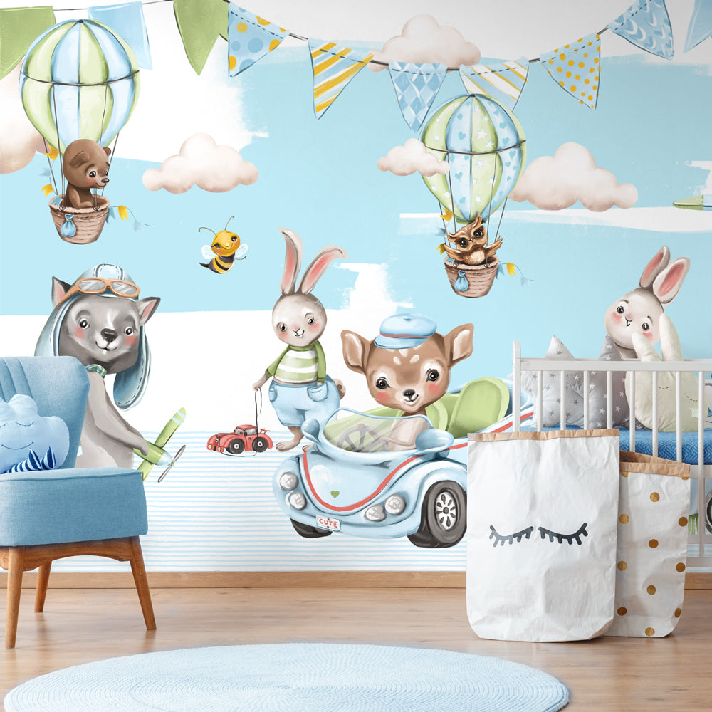 Carta da parati Gioca con noi - per bambini Carta da parati Gioca con noi - per bambini