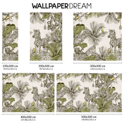 Carta da parati Elegant Jungle dimensioni Carta da parati Elegant Jungle dimensioni