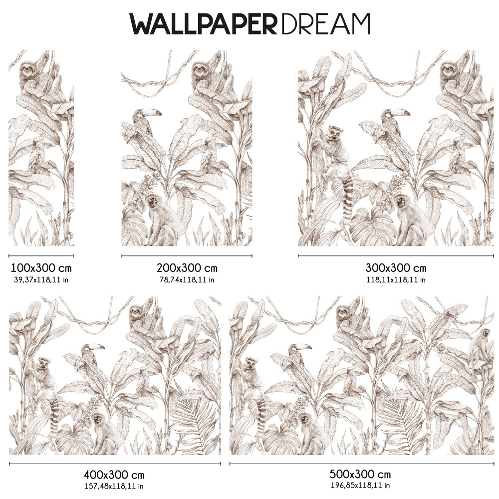 Carta da parati Esotica dimensioni Carta da parati Esotica dimensioni