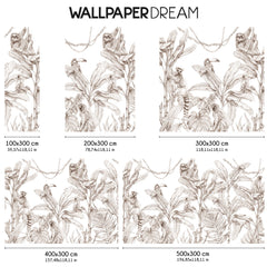 Carta da parati Esotica dimensioni Carta da parati Esotica dimensioni