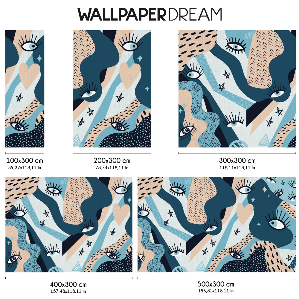 Carta da parati Eyes dimensioni Carta da parati Eyes dimensioni