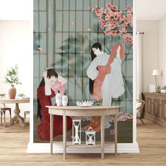 Carta da parati Geishe - sala da pranzo Carta da parati Geishe - sala da pranzo
