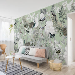 Carta da parati Pavoni - soggiorno Carta da parati Pavoni - soggiorno