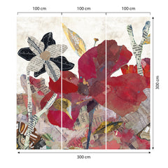 Carta da parati Newspaper collage dimensioni TNT 3 Carta da parati Newspaper collage dimensioni TNT 3