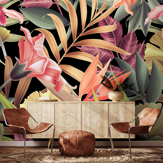 Carta da parati Natura tropicale - soggiorno