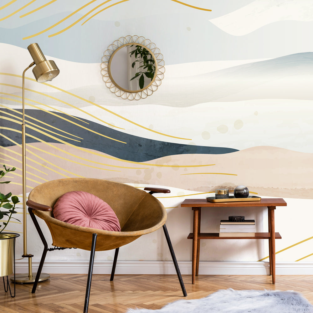 Carta da parati Paesaggio orientale soggiorno 2 Carta da parati Paesaggio orientale soggiorno 2