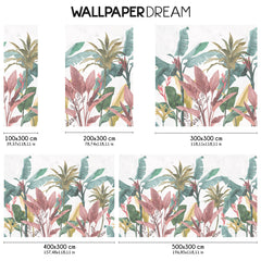 Carta da parati Fogliame tropicale dimensioni TNT Carta da parati Fogliame tropicale dimensioni TNT